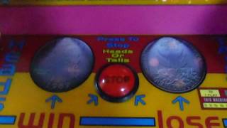 Coin Operated Heads n Tails Amusement Arcade Machine [upl. by Noivart296]