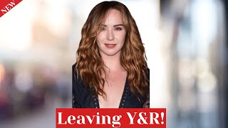 Camryn Grimes Leaving YampR Heres Why [upl. by Nilorac]