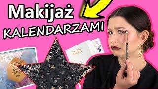 Cały makijaż KALENDARZAMI ADWENTOWYMI WYSZŁO STRASZNIE 😲 VLOGMAS 18 [upl. by Dunkin37]