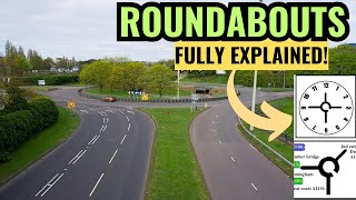 Roundabouts Fully Explained and how to Pass Driving Test [upl. by Jimmy]