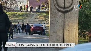 CU MAȘINA PRINTRE OPERELE LUI BRÂNCUȘI [upl. by Jodoin]