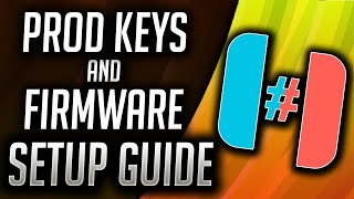 Ryujinx Prod Keys amp Firmware Setup Guide  2022 Ryujinx Switch Emulator [upl. by Wailoo]