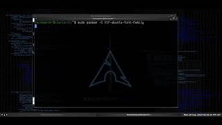 Changing the font in BlackArch Terminal [upl. by Anidam732]