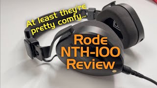 Rode NTH100  First impressions and comparison with DT770 Pro [upl. by Anaiq]