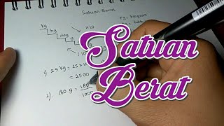 Satuan Berat  Materi SD [upl. by Aimar]