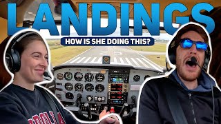 Learning To Land An Airplane 🛬  First Time In the Traffic Pattern [upl. by Ariaj]