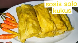 cara buat sosis solo basah kukus [upl. by Winfield]