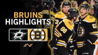 Bruins Highlights Boston Matches Up With Dallas In Thursday Night Showdown [upl. by Eldreda]