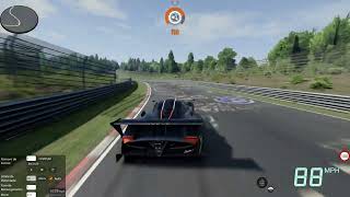 Pagani Zonda R on Nürburgring  BeamNGdrive Mod [upl. by Auhel182]