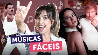 10 músicas FÁCEIS de cantar em INGLÊS  Inglês com música Iniciantes [upl. by Aihtennek]