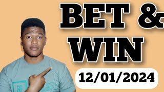 FOOTBALL PREDICTIONS TODAY 1212024 SOCCER PREDICTIONS TODAY  BETTING TIPS footballpredictions [upl. by Eellah]