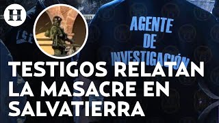 Masacre en Salvatierra Guanajuato  Testigo habla del ataque en la ex hacienda San José del Carmen [upl. by Murdoch]