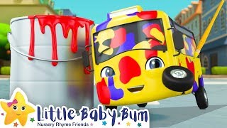 Learn Colors with Buster the Bus  More Kids Songs  Nursery Rhymes  Little Baby Bum [upl. by Etti]