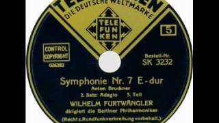 Bruckner 7 Adagio Furtwängler BPO 1942 13 [upl. by Ettenauq97]