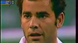 Indian Wells 2002 1R Sampras vs Fish [upl. by Jandel468]