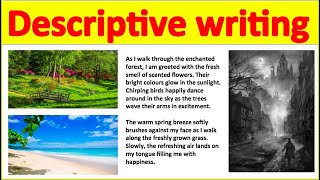 Descriptive writing using 5 senses ✍️  How to write the perfect piece of descriptive writing [upl. by Gnilrets]