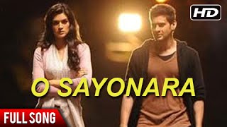 NEW SONG O Sayonara  Mahesh Babu Kriti Sanon  Ek Ka Dum Full Movie On 12th July 8AM [upl. by Ecyac]