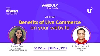 Benefits of Live Commerce For Your Brand  Woovlycom [upl. by Mcdonald]