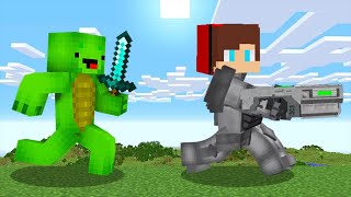 Powerful Speedrunner VS Hunter in Minecraft [upl. by Analah]