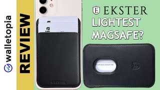 Ekster MagSafe wallet  LIGHTEST MagSafe TECH Wallet [upl. by Marcel]