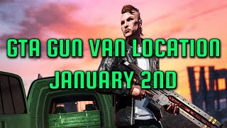 GTA Online  The Gun Van Location January 2nd [upl. by Viola]