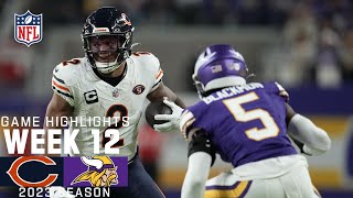 Chicago Bears vs Minnesota Vikings  2023 Week 12 Game Highlights [upl. by Thorfinn]