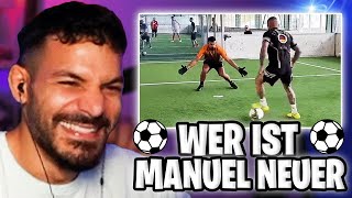 ICH BIN IM TOR🤣⚽EDIZ Reagiert auf quotFUSSBALL CHALLENGE GEGEN CHRISTIAN ECKERLIN 🥊⚽️quot von MERTDEDE [upl. by Nylecaj601]