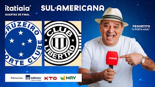 CRUZEIRO X LIBERTAD AO VIVO NA ITATIAIA  REACT DA COPA SULAMERICANA 2024 [upl. by Tilda]