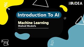 Lecture 10  Machine Learning [upl. by Eikkin]