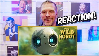 THE WILD ROBOT Trailer Reaction  Dreamworks [upl. by Teplica662]