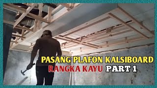 PROSES MEMBUAT PLAFON MODEL KLASIK MODERN ‖ PART 1 [upl. by Leerzej185]