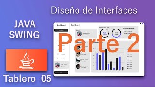 Diseño de interfaz con Java Swing NetBeans UI Design Tablero05 parte2 [upl. by Louisette]