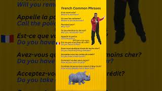 French Common Phrases Part 19 LearnFrench FrenchPhrases [upl. by Ivanah]