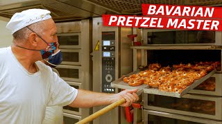 How German Pretzel Maker Ludwig Neulinger Bakes 4000 Bavarian Pretzels Daily — The Experts [upl. by Udell]