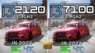 i3 2120 vs i3 7100 Tested in 12 Games 2024 1080p [upl. by Suneya991]