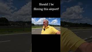 FILMING IN A RESTRICTED AREA Plane taking off stlucia georgeflcharlesairport takeoff aviation [upl. by Noslen]