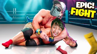 The Wrestling Challenge With My Friend Gone Wrong [upl. by Dotty]