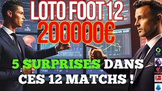 LOTO FOOT 12  JE VISE LE PACTOLE 200000€  🤩 [upl. by Etnaud]