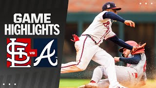 Cardinals vs Braves Game Highlights 72124  MLB Highlights [upl. by Bartram]