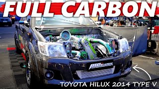 MODIFIKASI TOYOTA HILUX JADI FULL CARBON [upl. by Gannie73]