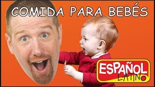 Comida Para Bebés  Cuentos para Niños  Aprender con Steve y Maggie Español [upl. by Harold]