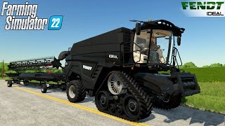 Farming Simulator 22  FENDT IDEAL 10T TURBO Fastest 100 kmh Combine [upl. by Leraj300]