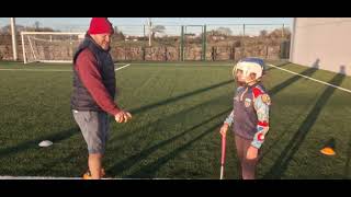 Bonnie 2024 camogiehurling skills practice and instruction [upl. by Doownyl470]