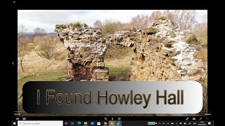 A Drone Adventure to see the ruins of the derelict Howley Hall between Batley and Morley Yorkshire [upl. by Annunciata]