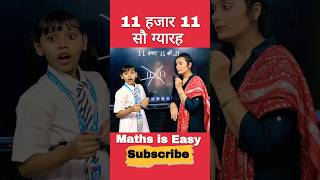 How to write 11 hajar 11 so 11  shorts ytshorts viralmaths maths fun tabletrick trending [upl. by Winne]