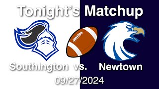 Southington Football vs Newtown 09272024 Part 2 [upl. by Sucramel250]