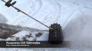 Husqvarna Kehrwalze  Snow Sweeper [upl. by Culliton254]