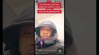 Taxmantempz addresses allegations over on TikTok uktiktok rtmp [upl. by Erdnaek]