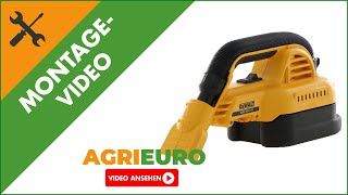 Montagevideo AkkuNassund Trockensauger DeWalt DCV517NXJ [upl. by Ewer189]