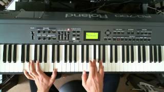 Tutorial Piano Al Jarreau Mornin [upl. by Estus439]